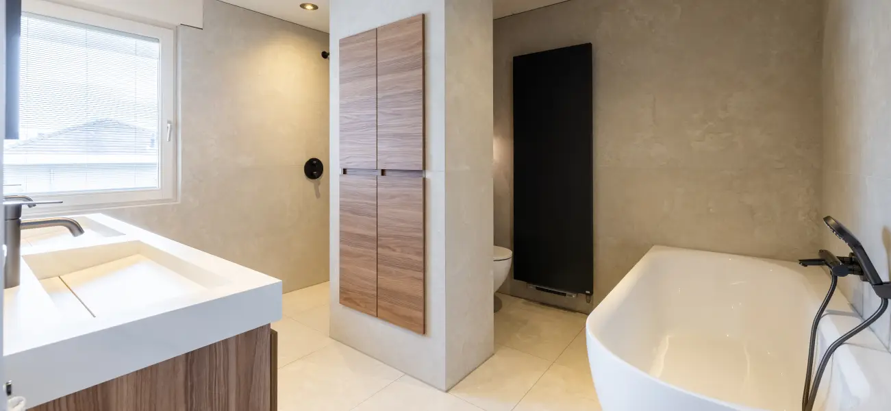 Badkamer gerealiseerd in Echt | Ton Mestrom Badkamerstyling