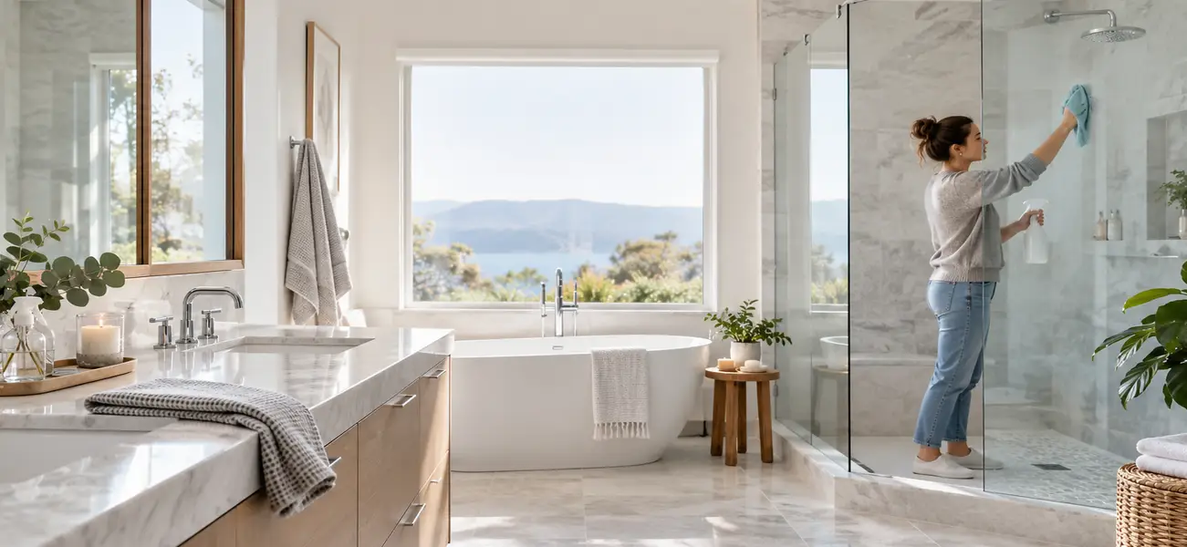 Badkamer schoonmaken: zo blijft uw badkamer langer mooi